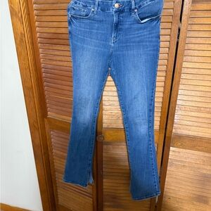 Express Flare Women's Jeans in Deep Blue